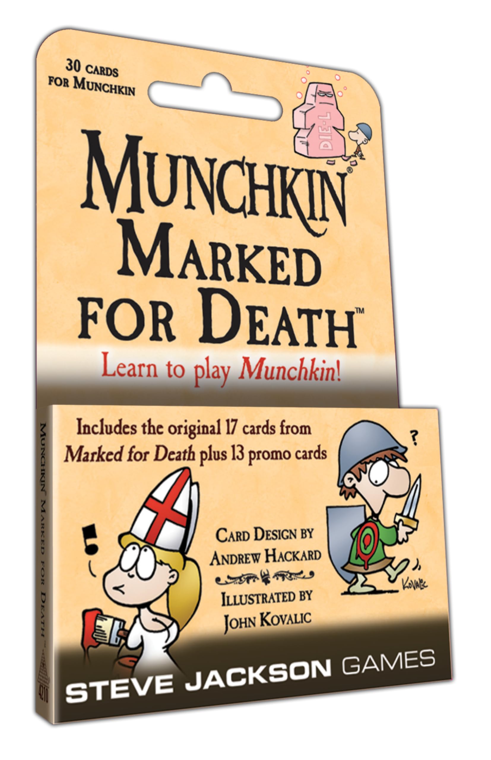 Steve Jackson Games | Munchkin Marked For Death | Card Game for 3 to 6 players | Ages 10 and Up | English
