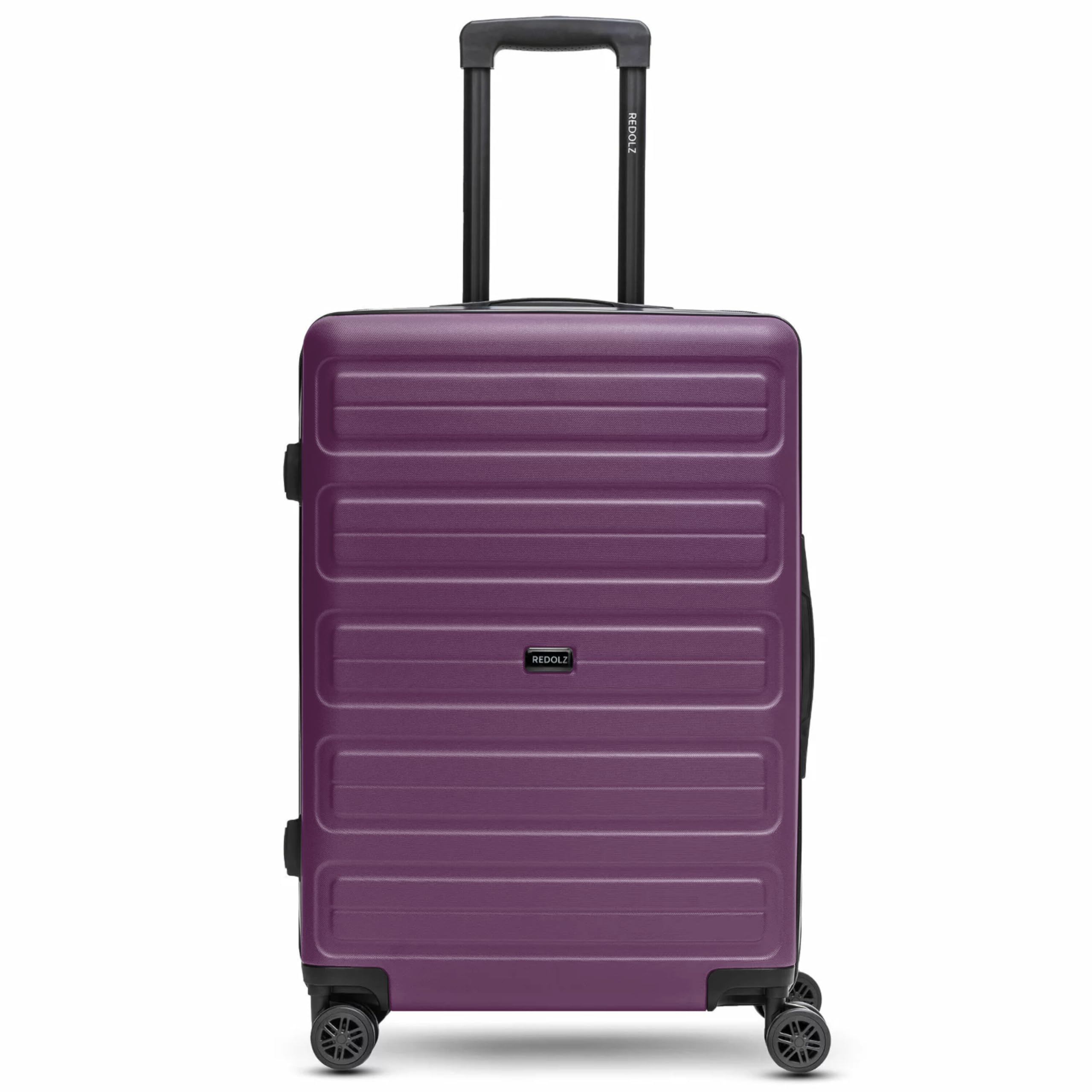 REDOLZ Mittelgroßer Hartschalen Check-in Koffer | Trolley 44 x 24 x 65 cm aus hochwertigem ABS Material | Ultra-leicht nur 3,49 kg für Damen & Herren | 4 Doppelrollen & TSA-Schloss (Essentials 08)