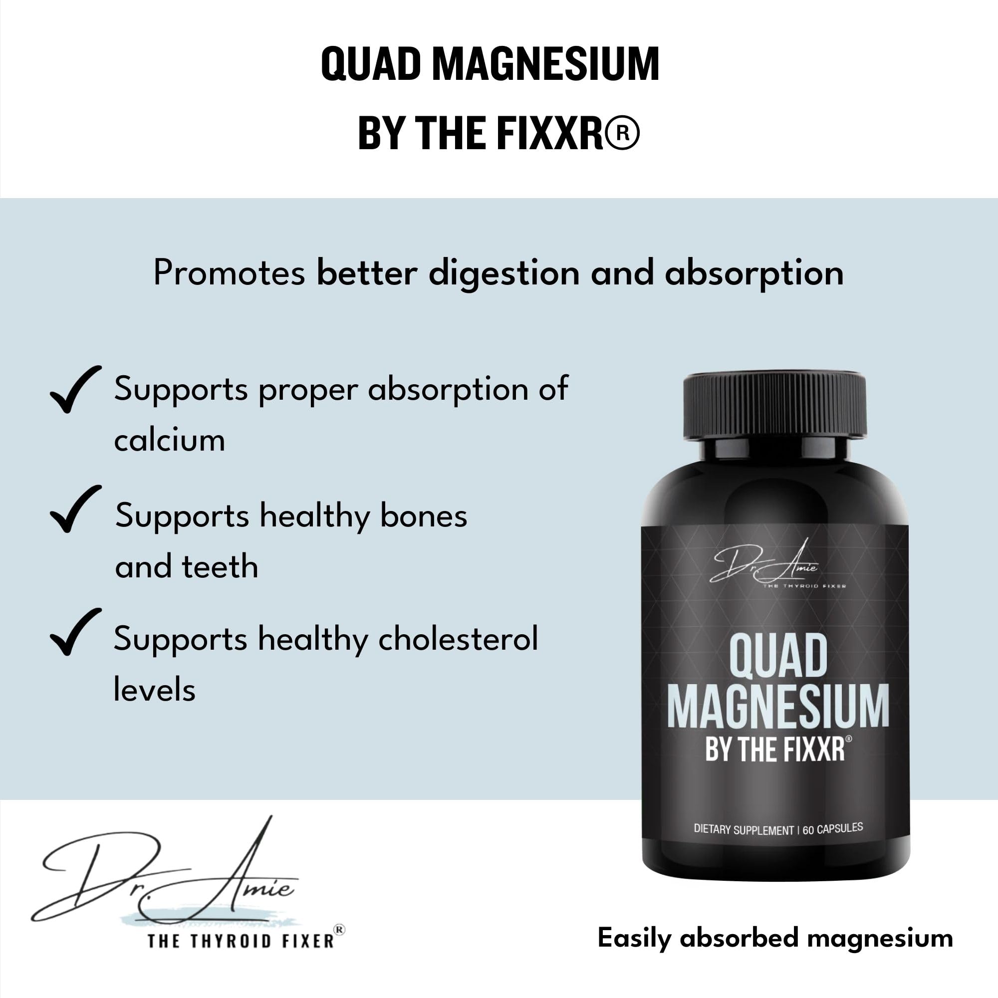 Amazon.com: Dr. Amie Quad Magnesium, 60 Capsules, and Metabolism