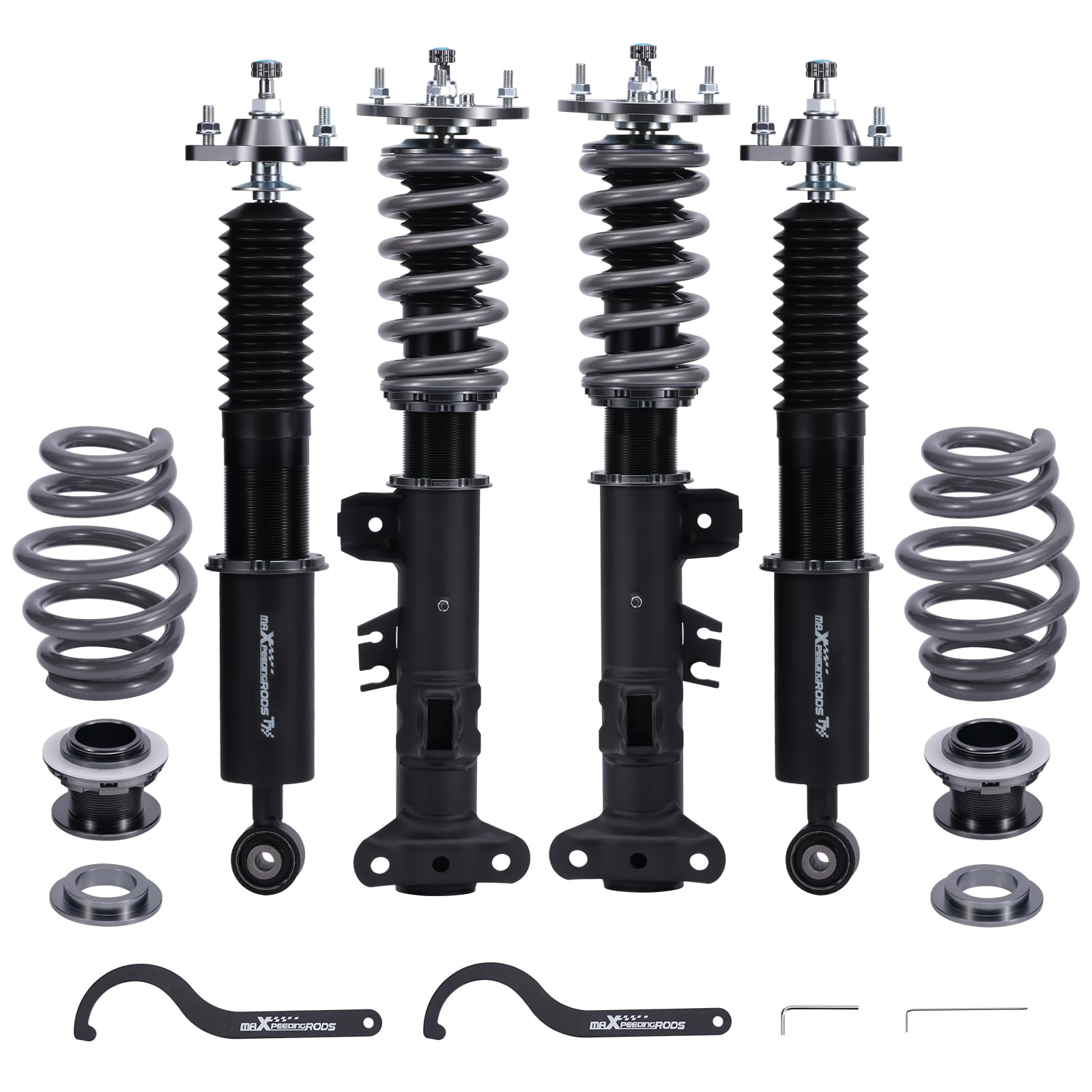 maXpeedingrods Ammortizzatori Assetto a Ghiera Regolabile per BMW E36 Touring Coupe Cabriolet