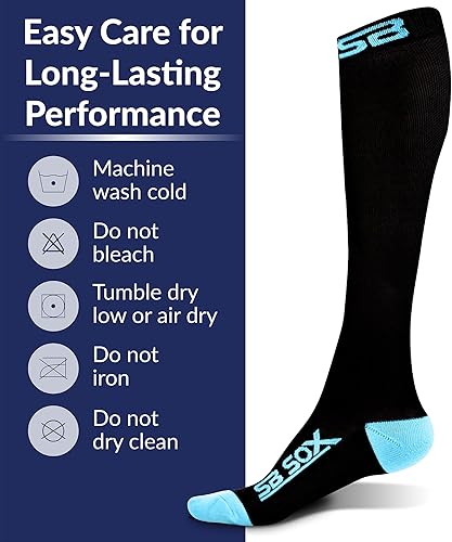 Miniatura 7 de SB SoxCalcetines de compresión 2030mmHg para hombres y mujeresLos mejores calcetines para correr para uso medicado atlético edema diabético venas