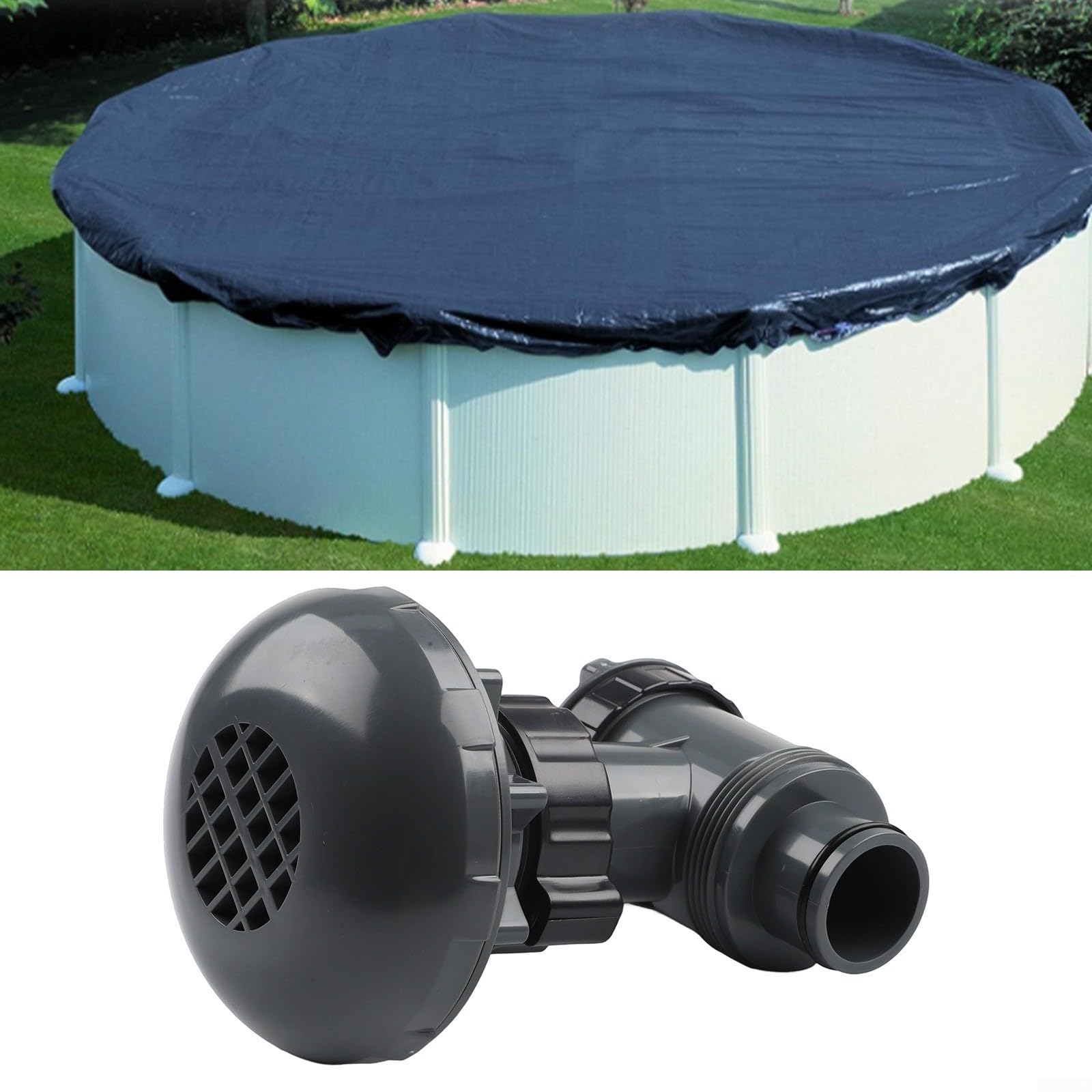 Schwimmbad P6H1317 Filterventil Ein/Aus-Steuerventil für Aufstellpools Effiziente Leistung mit ABS-Bauweise