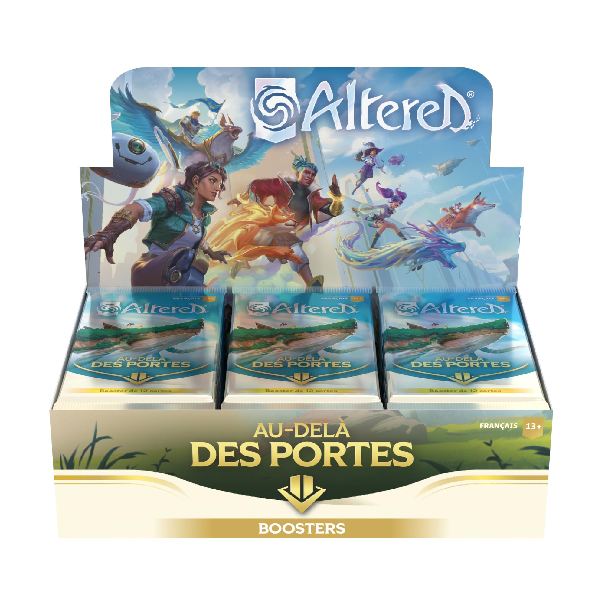 Altered – Display 36 Boosters « Au-delà Des Portes » – TCG Stratégique Sans Combat, 2 Joueurs, Dès 13 Ans
