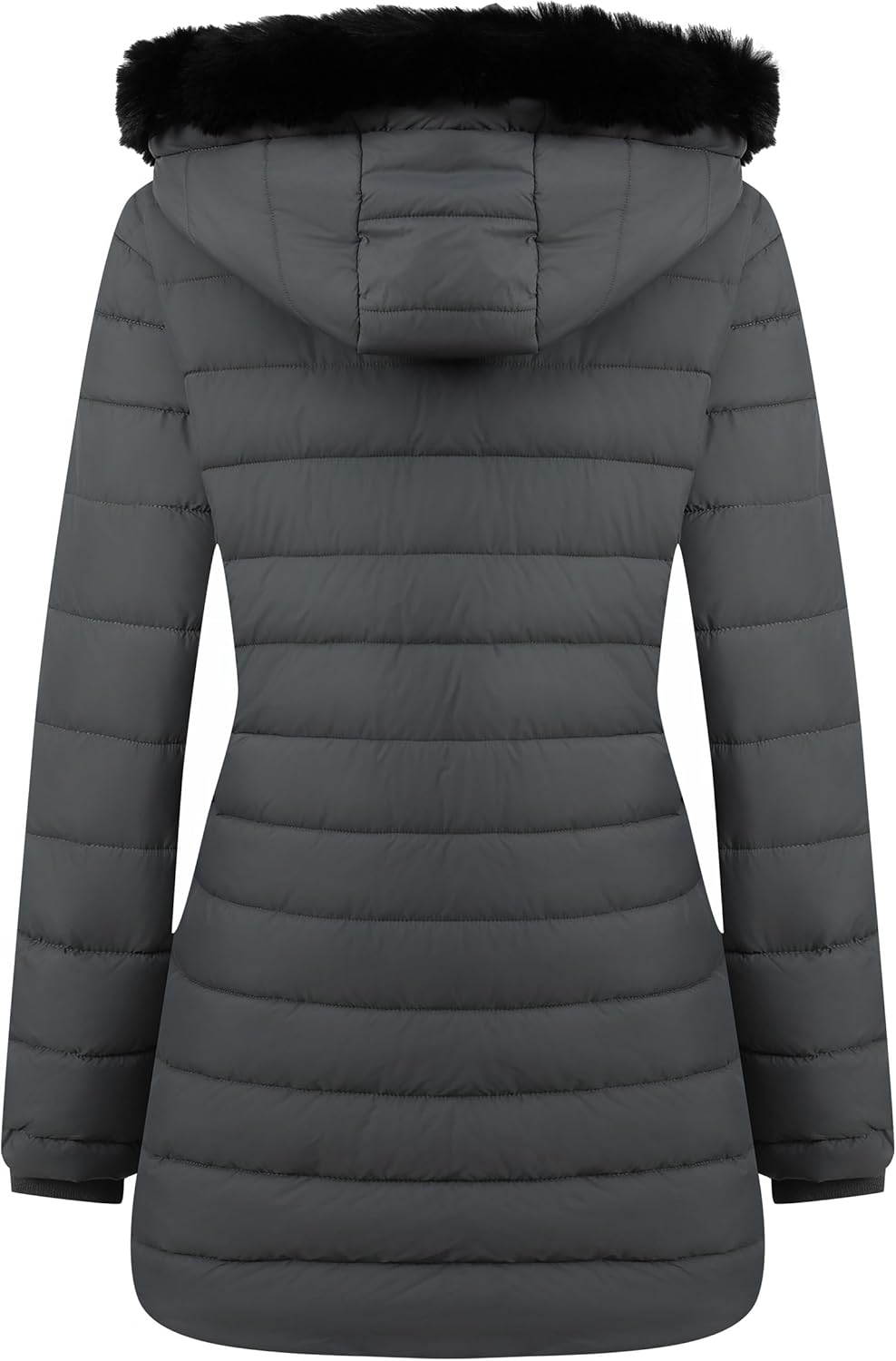 GOLDLADIES Women's Waterproof Long Down Jacket,Warm Winter Hooded Puffer Coat Thickened for Hiking Outdoor - Image 2