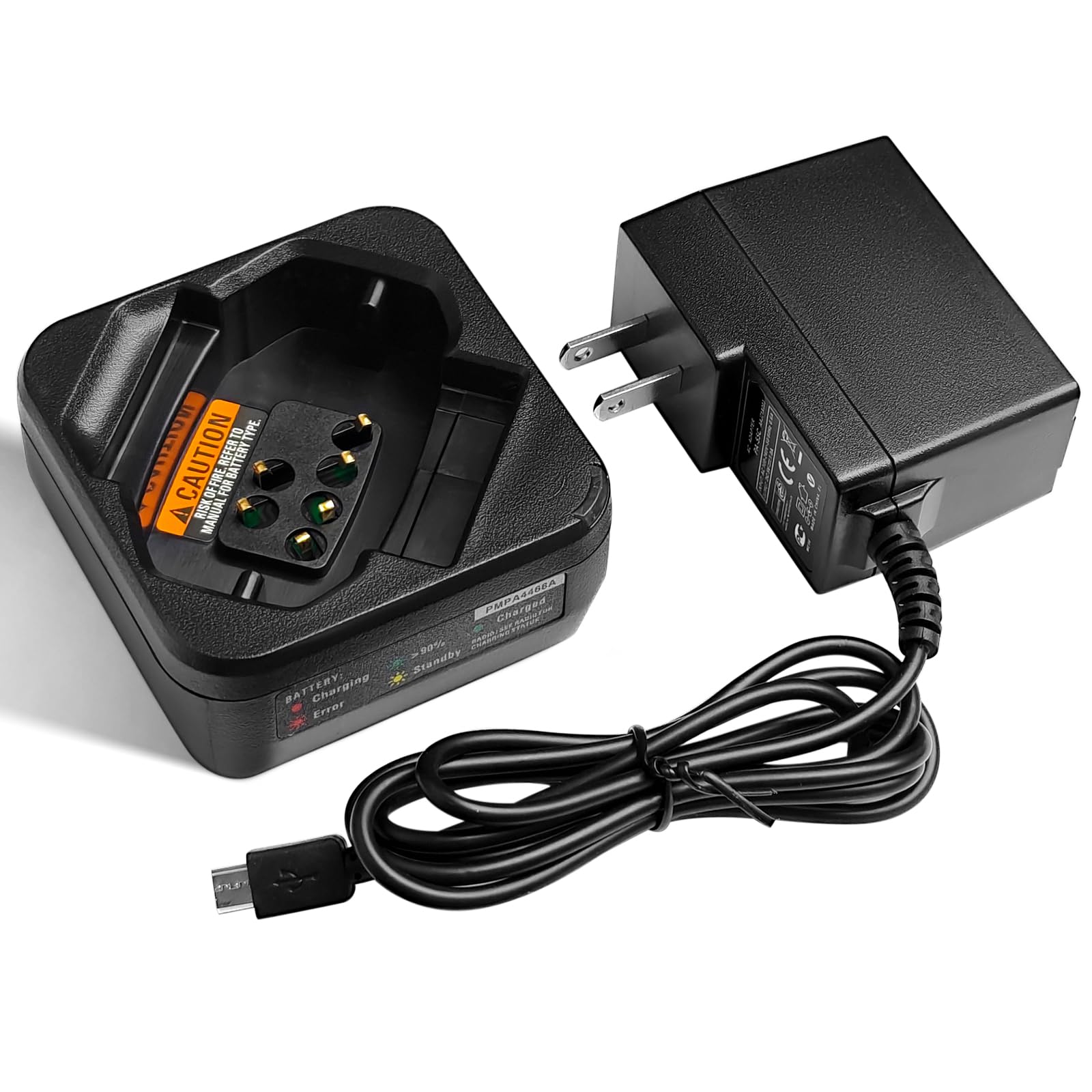 PMPN4468 PMPN4468A Rapid Charger PMPN4469 for Motorola DTR600 DTR700 DTR720 Walkie Talkie PMNN4578 PMNN4578A BT110 Battery Charger