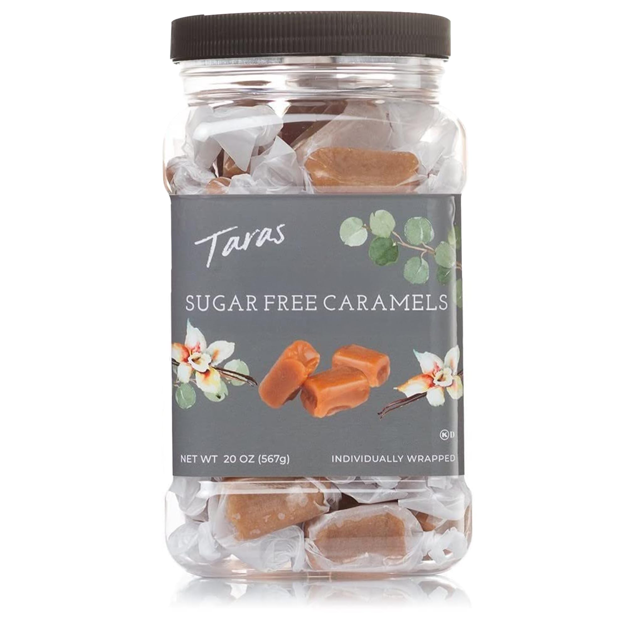Taras Gourmet Sugar Free Caramels | Carefully Crafted All Natural Candy