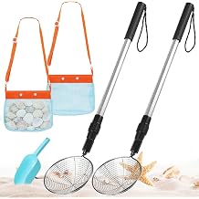 2 Pack Sand Sifter Shelling Tools for Beach Combing Seashell Collecting