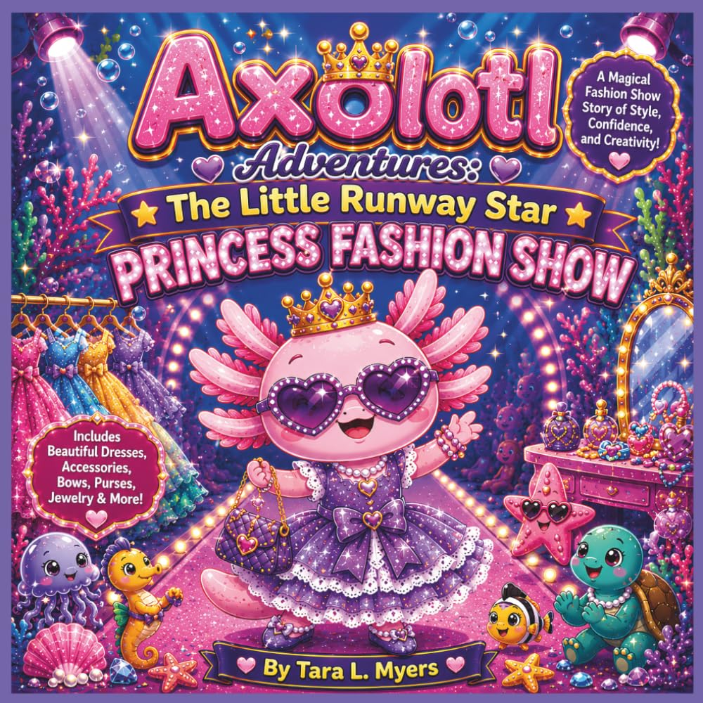 Axolotl Adventures: The Little Runway Star: A Magical Fashion Show Story of Style, Confidence, and Creativity for Kids Ages 3–7| Animal storybook| ... (COLLECTION OF AXOLOTL ADVENTURES STORYBOOKS)