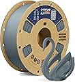 OVERTURE PLA Plus (PLA+) Filament 1.75mm, Ténacité Professionnelle, 1kg (2.2lbs), Précision Dimensionnelle 99% +/- 0,02mm, pour Imprimante 3D (Gris Clair)