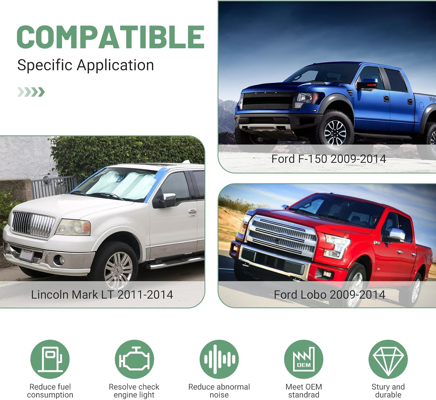 911-307 Vapor Canister, Fit for Ford Lobo, 2009-2014 | Ford F-150, 2009-2014 | Lincoln Mark LT, 2011-2014 - Replace for Dorman Evaporative Emissions Charcoal Canister