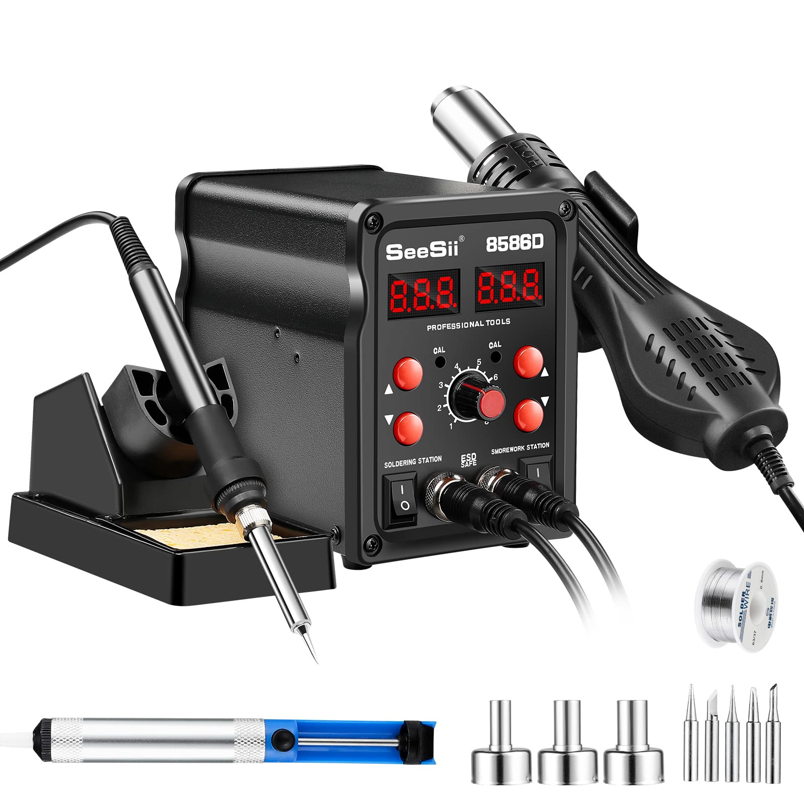Buy Upgraded 2 IN 1 Hot Air Rework Station and Soldering Iron Station