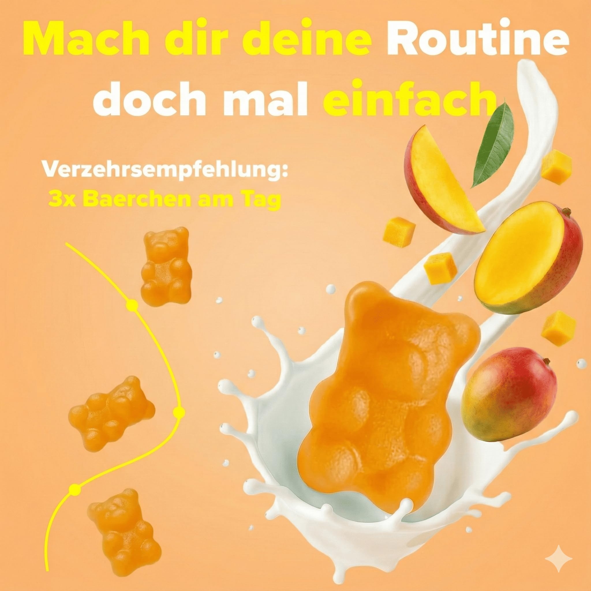 Kreatin Gummibärchen | 3000 mg Kreatin Monohydrat pro Tagesportion | Vegan & Halal | Fruchtige Gummies – Laborgeprüft | 90 Stück | Creatine Premium Qualität (4 Packung)