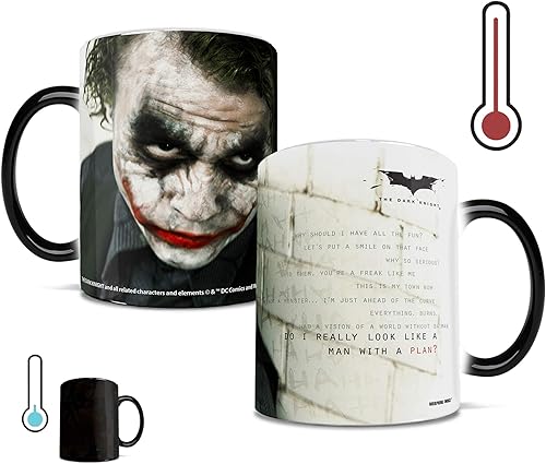 Batman: The Dark Knight Joker - Taza sensible al calor Man With A Plan Morphing Mugs MMUG387
