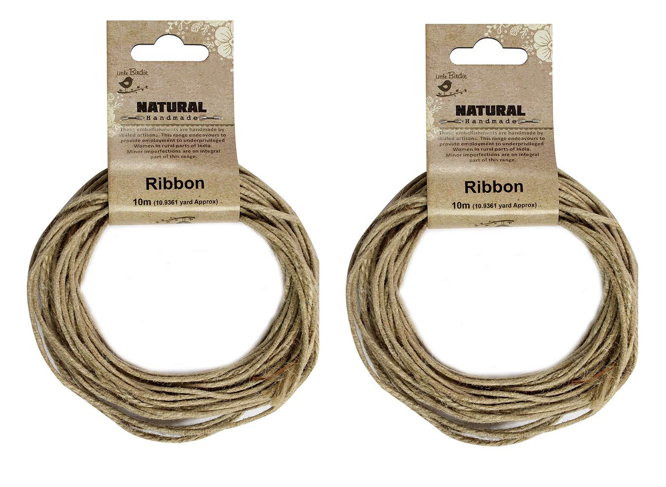 Itsy Bitsy- Jute Cord 10mt | Natural | Pack of 2