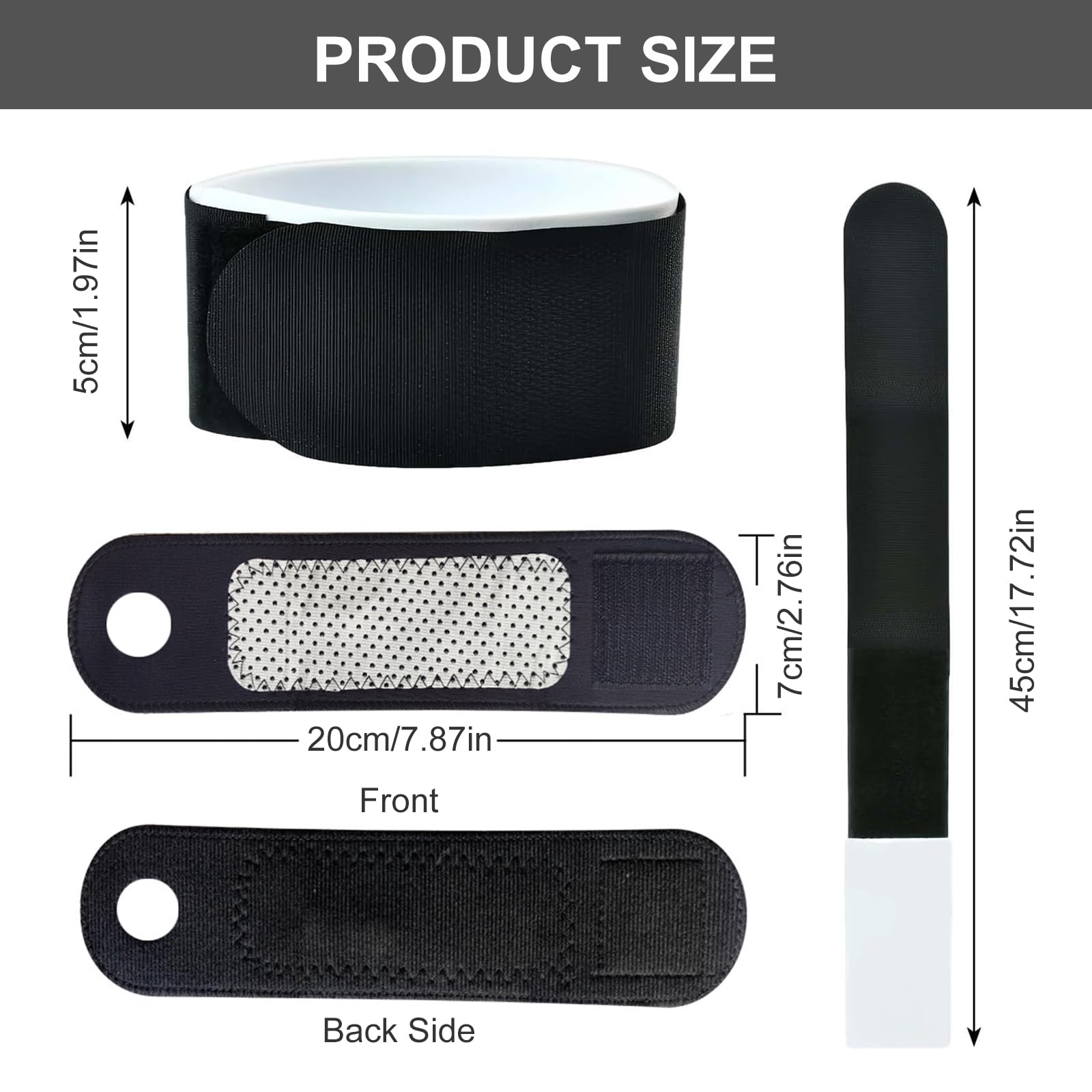 Sangles De Ski Réglables 45x5 Cm – Avec Protection EVA, En Nylon Solide, Pour Skis Et Bâtons, Faciles à Transporter