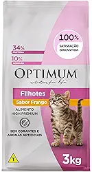 Ração Optimum para Gatos Filhotes Sabor Frango 3kg