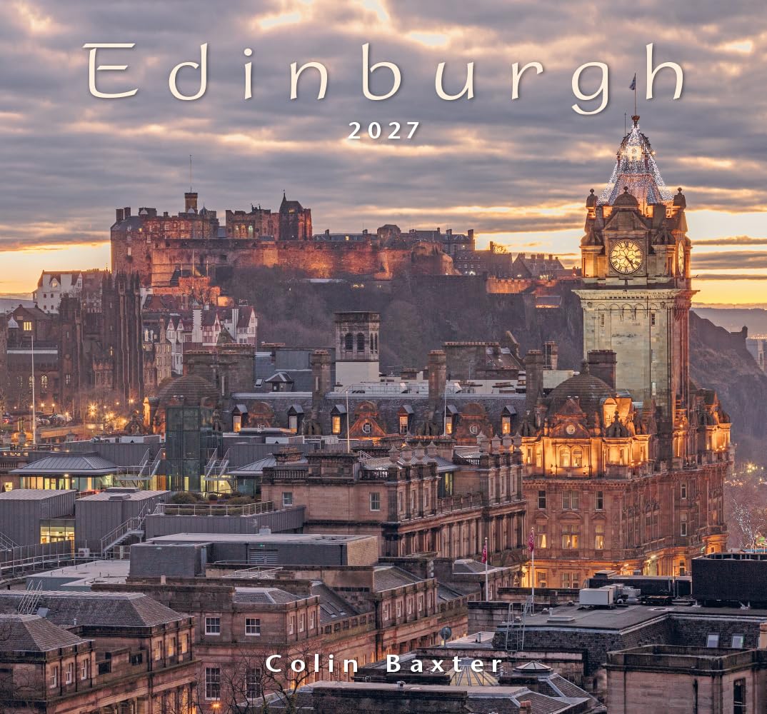 2027 Scotland: Calendar Edinburgh – Wall Calendar – Month to View – 12 Months