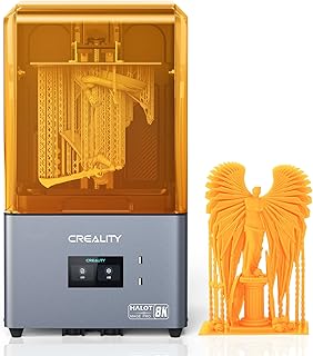 Creality Halot Mage Pro 8K Resin 3D Printer, 170mm/h Printing Speed, 10.3" 8K LCD Screen, Integral Light Source 3.0, "Dynax" Motion System, Smart Resin Pump and Air Purifier, Print Size 228*128*230mm