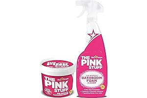 Stardrops - The Pink Stuff - The Miracle Cleaning Paste and Bathroom Foam Cleaner Bundle