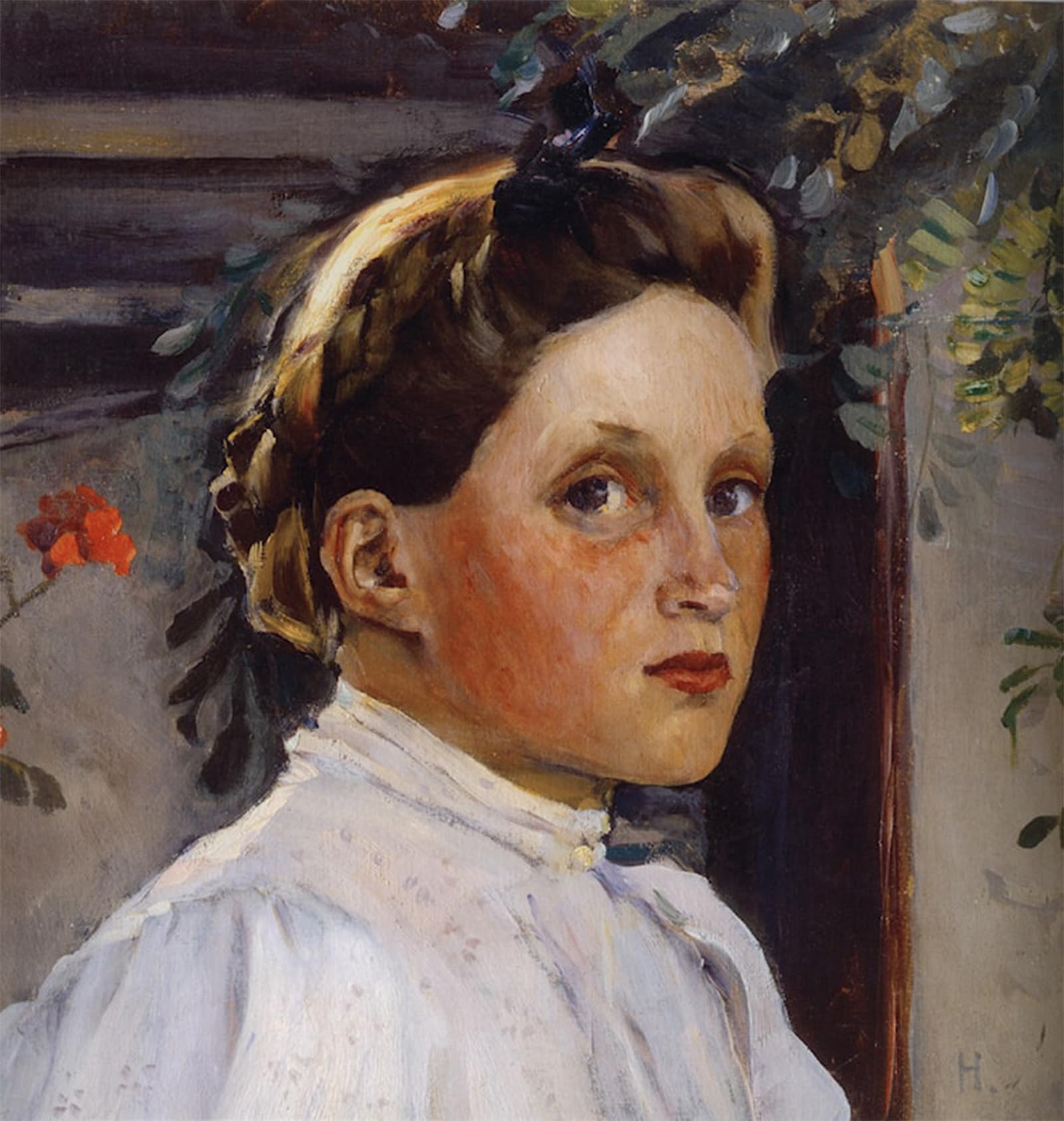 POSTERIIk Famous Print Pop Art Wall Art Graffiti Portrait of Tatiana Yashvil by Mikhail Nesterov Art Prints for Home Decor 60x90cm