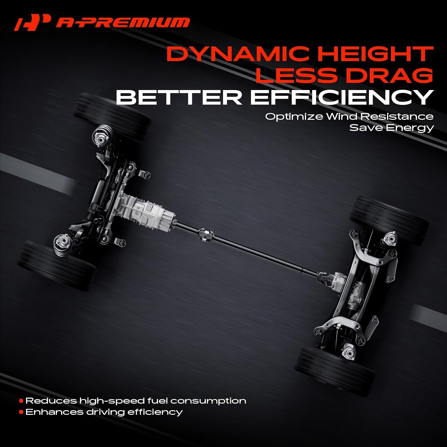 A-Premium Ride Height Level Sensor, Compatible with Ford & Lincoln