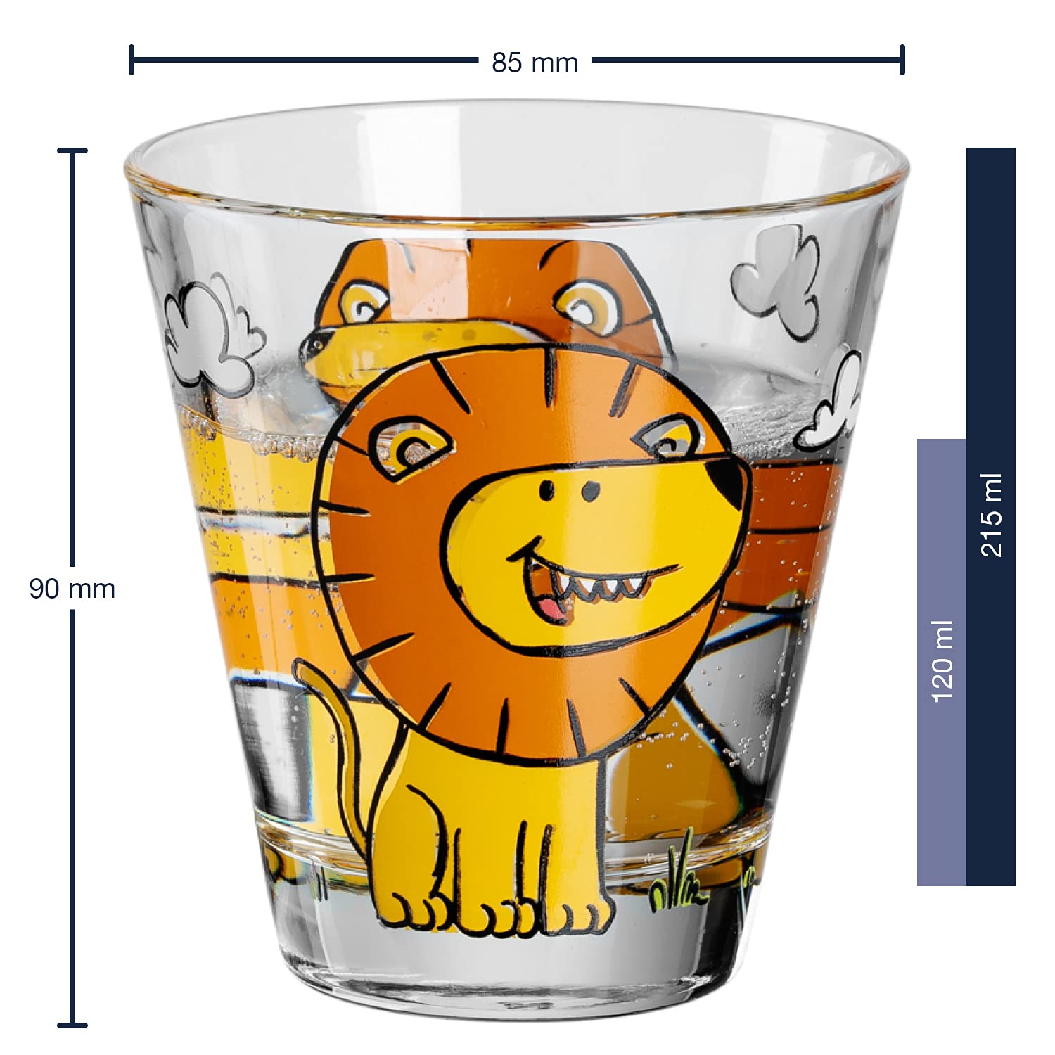 Amazon｜LEONARDO (レオナルド) タンブラー 215ml lion Bambini 6個