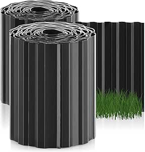 KESSER® Flexibele gazonrand van kunststof, lengte 30 m, hoogte 5 cm