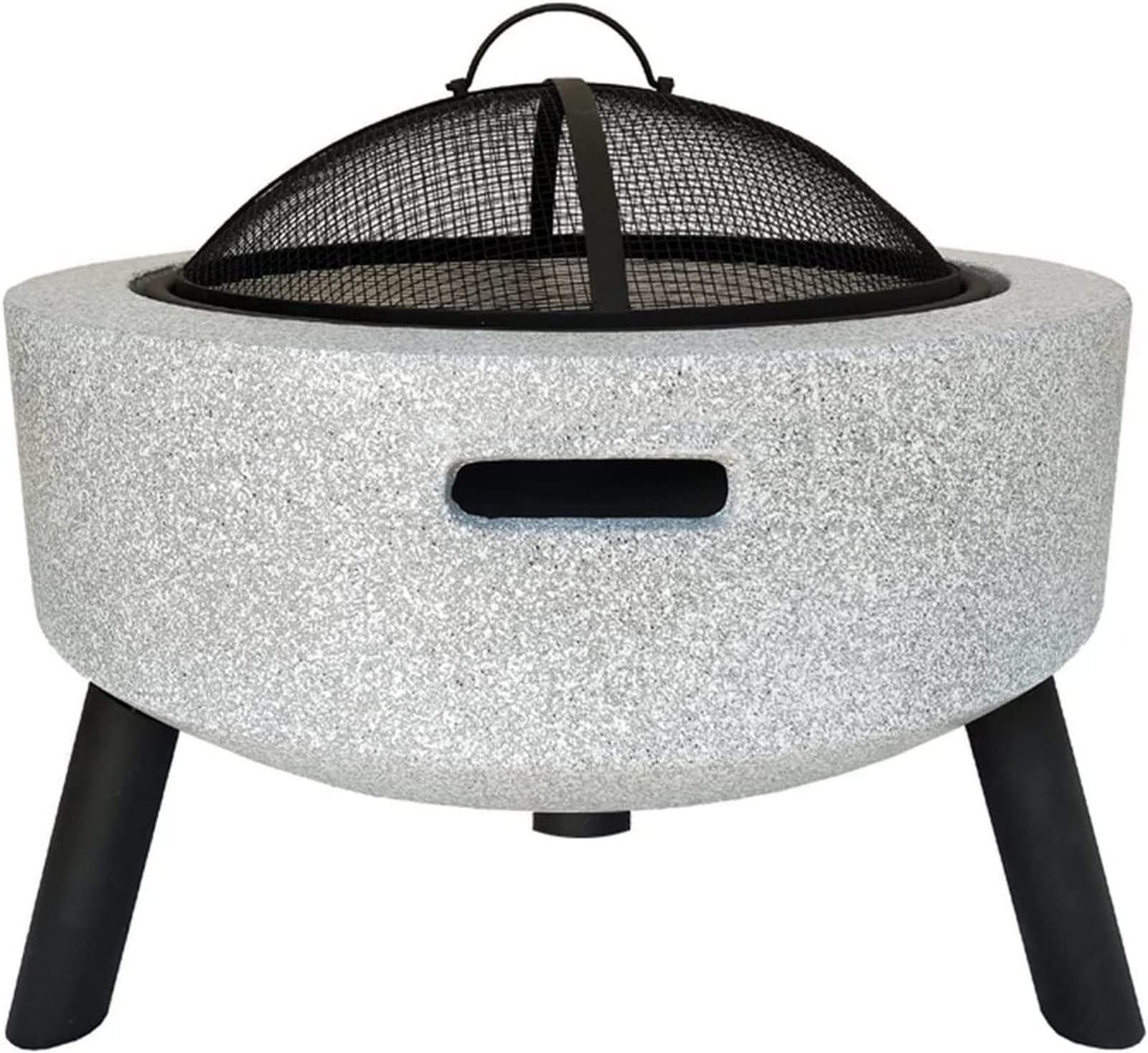 Przenośny palenisko ogrodowe, grill na grilla, grill na zewnątrz, do ogrzewania lub grillowania, na tarasach, na kempingu i podwórzu, kolor