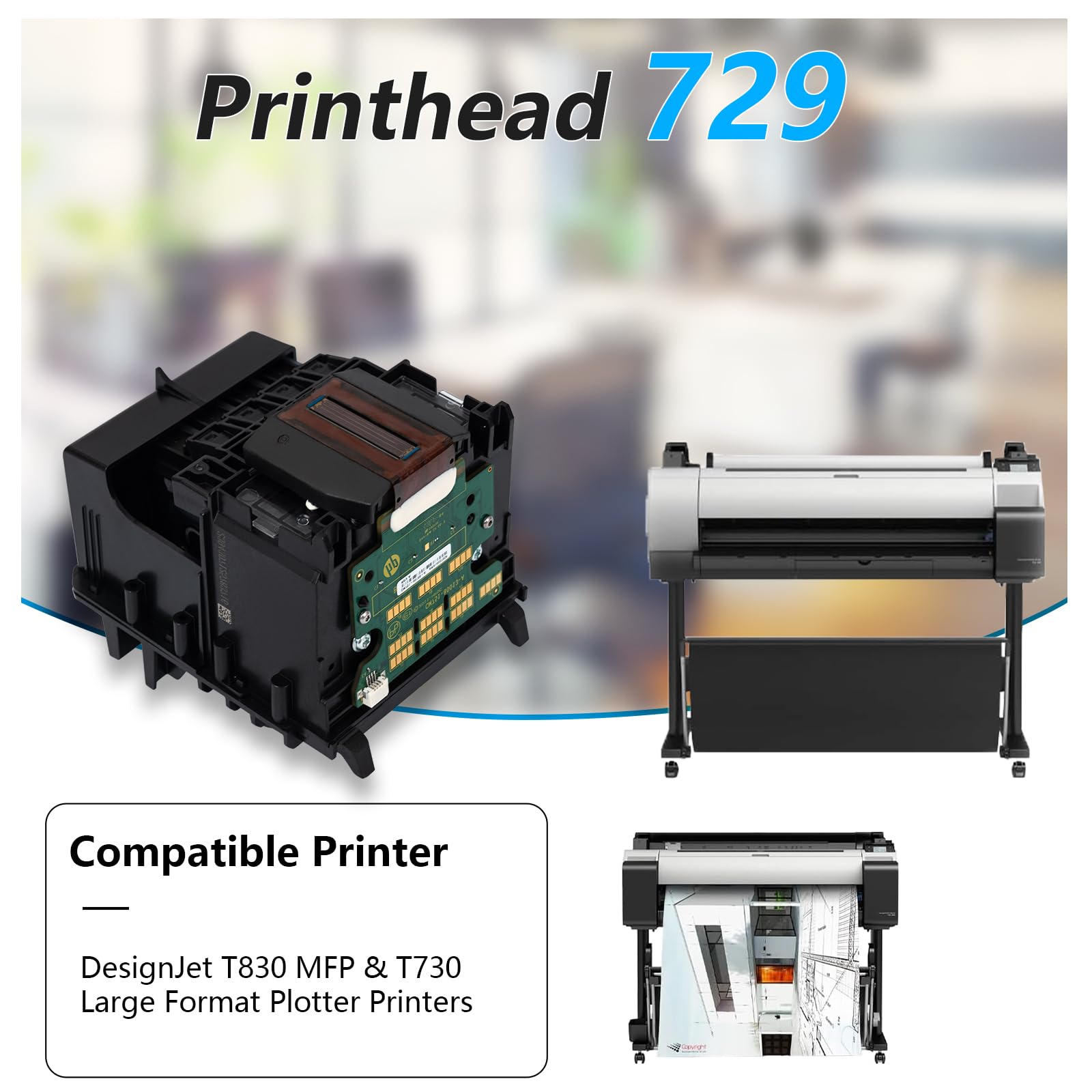 HP DesignJet 729 プリントヘッド交換キット Amazon.co.jp: 729 プリントヘッド (F9J81A) hp DesignJet T830 MFP