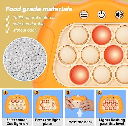 Miniatura 2 de Puzzle Handheld Light Up Juego para Niños 6 7 8 13 Años de edad-Azul