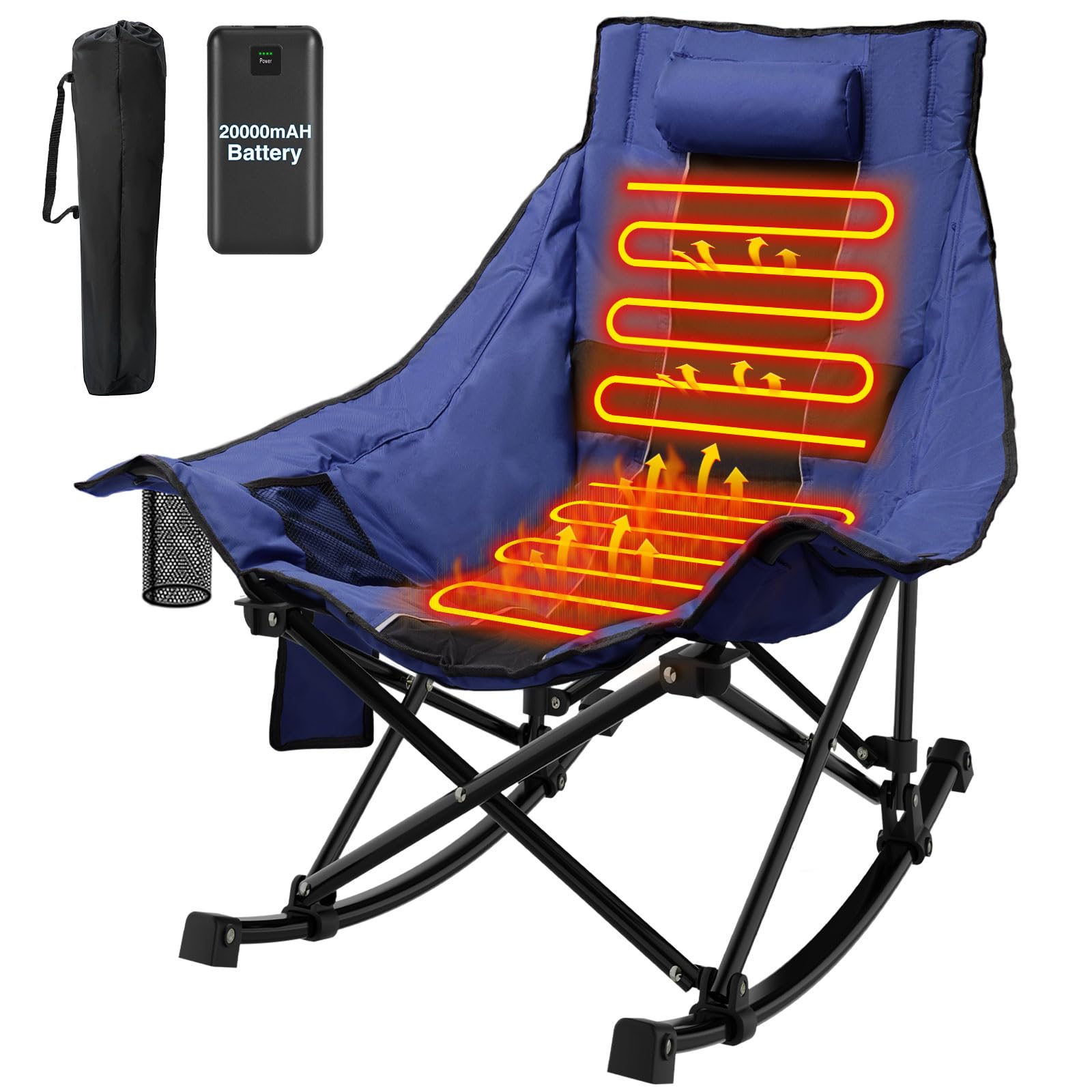 ZENPETIO Heated Camping Chair