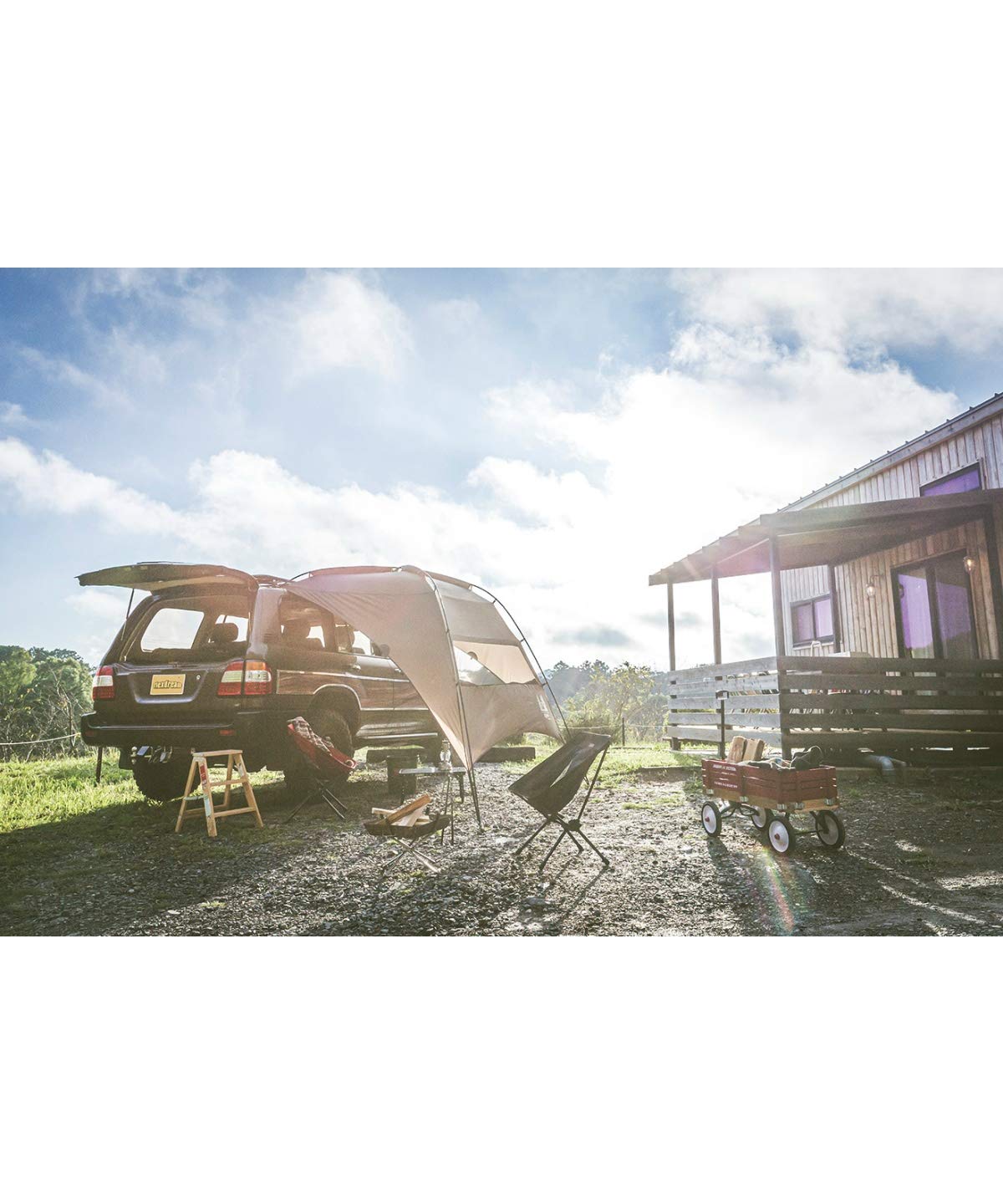 Ogawa カーサイドタープAL ５回ほど使用 袋は紛失につきコールマン使用 オガワ OGAWA カーサイド タープ AL 廃盤品 日除け 車中泊