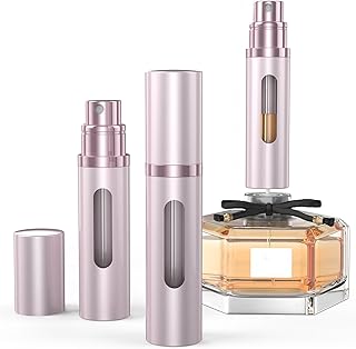 YIERSO Perfume Travel Refillable Bottle,Bottom-Filling Fragrances Perfumes Atomizer, Mini Cologne Dispenser, Portable Spra...