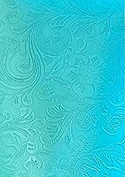 Vista 5 de luvfabrics Tela de tapicería de vinilo de imitación floral en relieve occidental por yarda