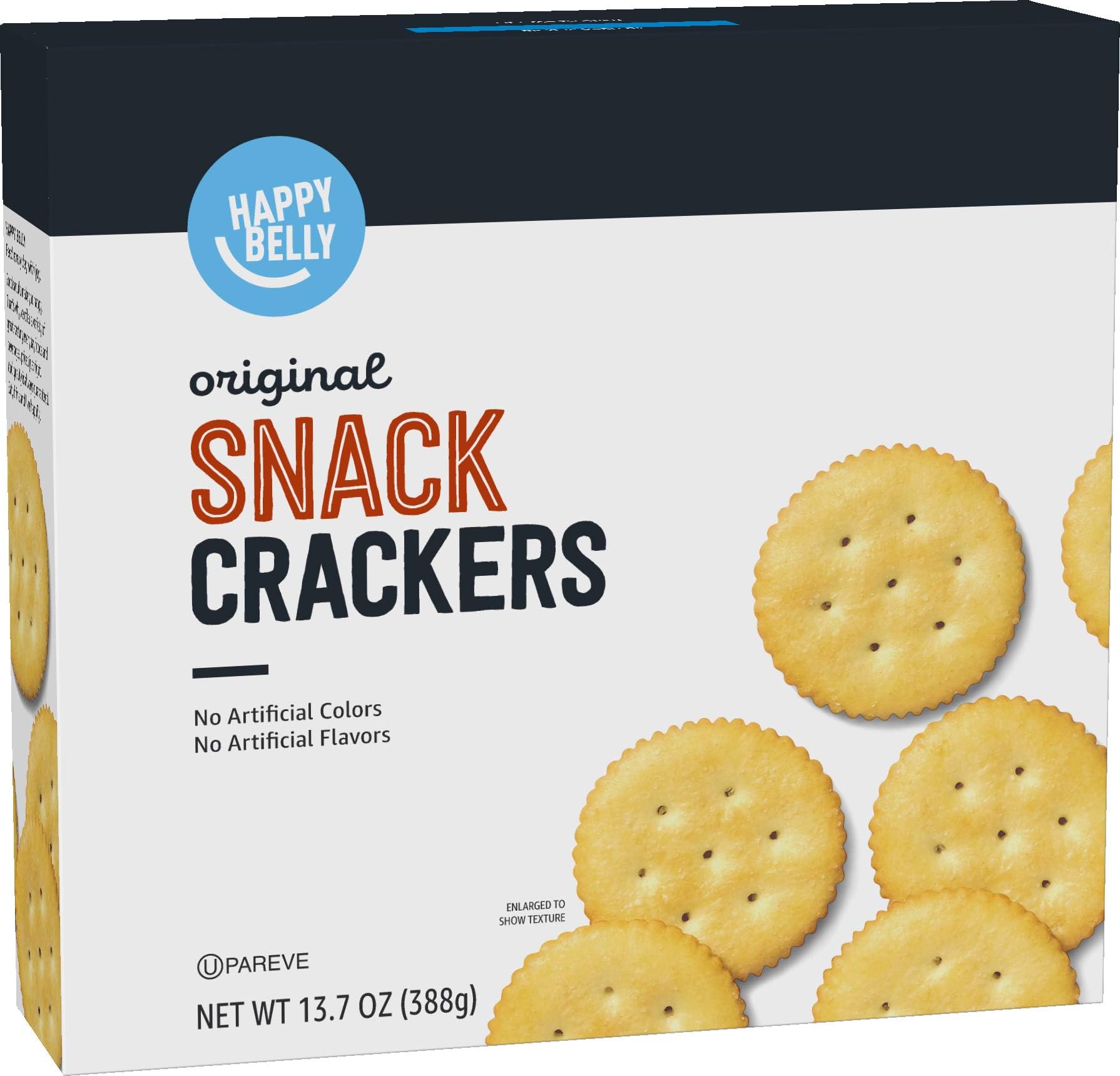 Amazon Brand - Happy Belly Original Snack Crackers, 13.7 Ounce (Pack of 1)
