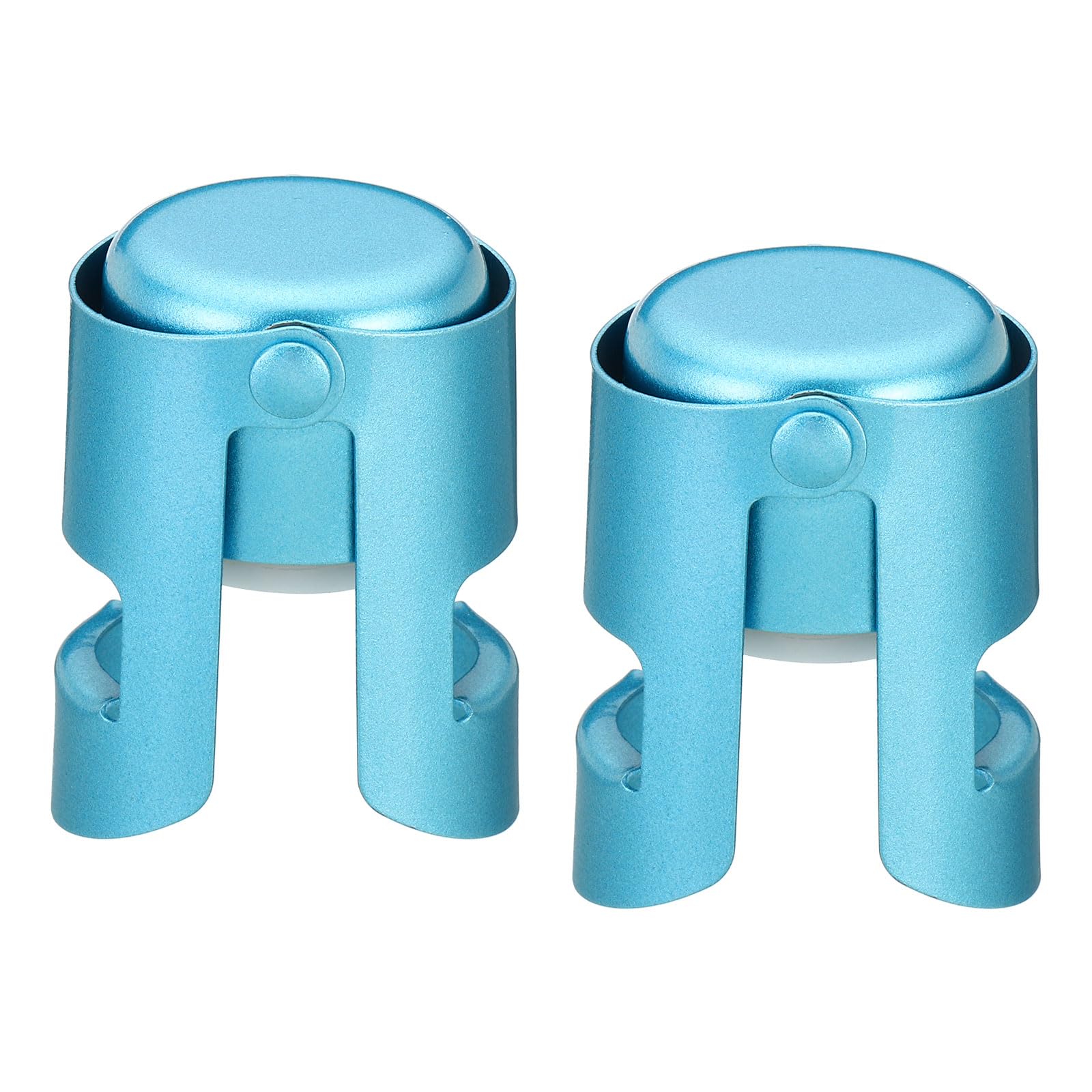 Bouchon à champagne acier inoxydable PATIKIL bleu anti-fuite pour préserver le frais