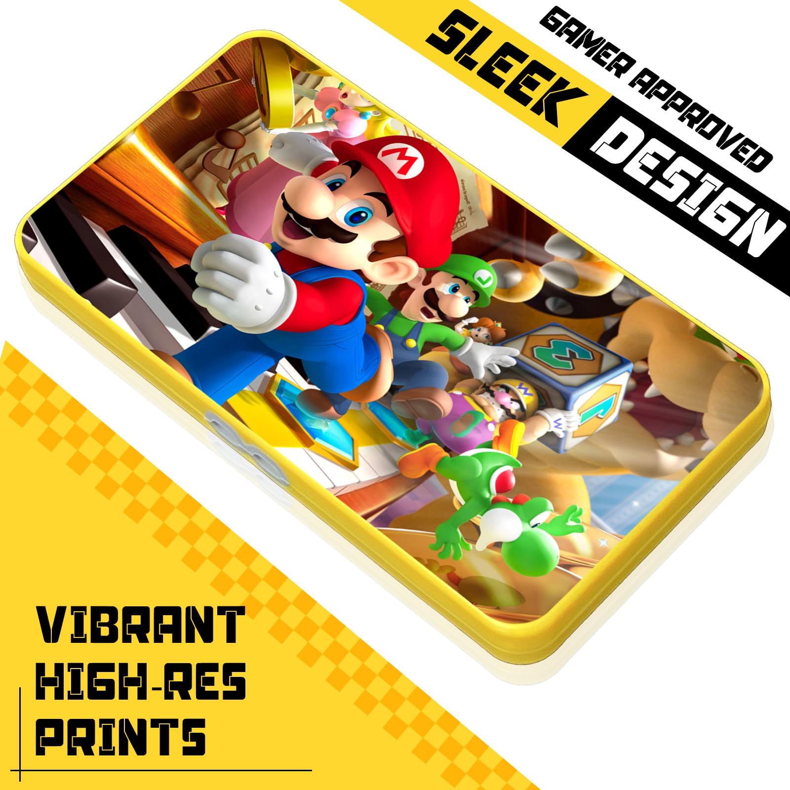 Custodia per Schede di Gioco, Custodie Giochi per Switch, Switch Game Card Case, Con 24 Giochi Cartridge Slot & 24 SD Card Storage, Design Magnetico,Organizer Antiurto Resistente All'acqua (DC2417)