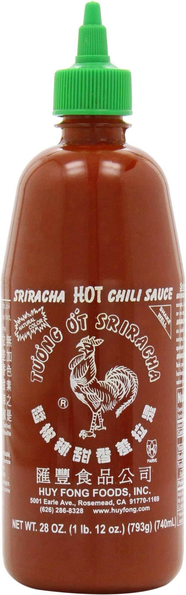 Huy Fong, Sriracha Hot Chili Sauce, 17 Ounce Bottle Books