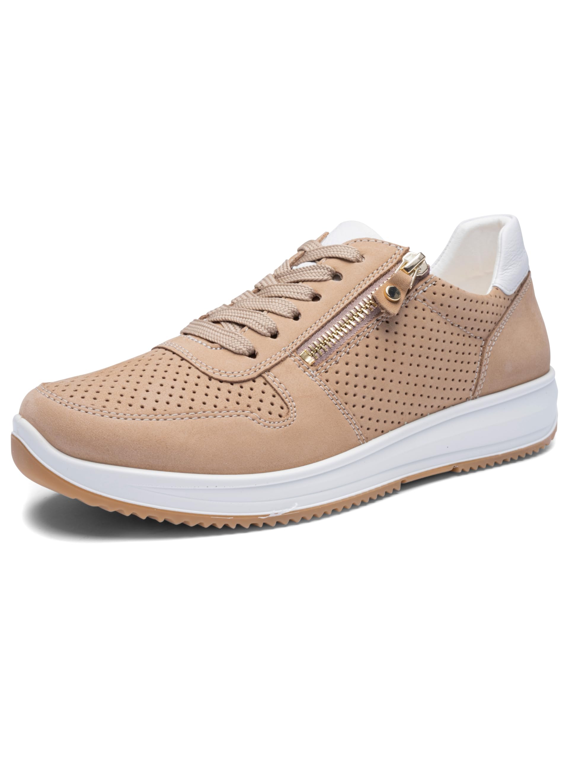 ARA Women's Osaka Trainers, Sand White., 37 EU Weit