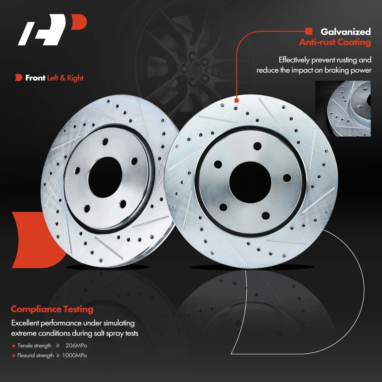 EBC GD Sport Rear Rotors (352x30mm) | 06-11 Dodge Ram 1500 Mega Cab 2WD main image 0