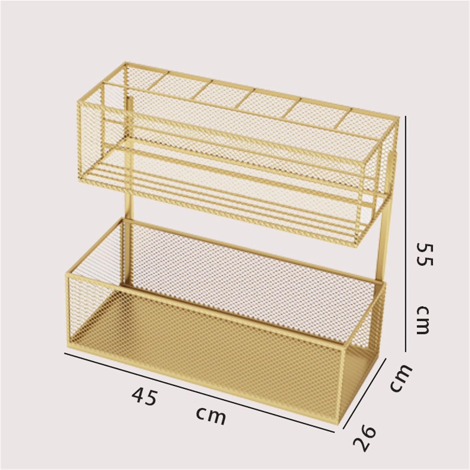 Stojak na parasole Metalowy stojak na parasole o dużej pojemności, klasy komercyjnej: minimalistyczny design, idealny do wejść domu(Gold,Mały)