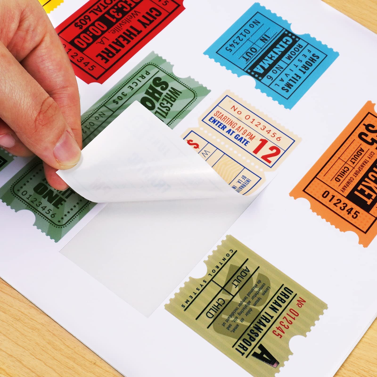 Papel adhesivo de vinilo imprimible para impresora de inyección de tinta, 100 hojas, color blanco mate, impermeable, 8.5 x 11 pulgadas