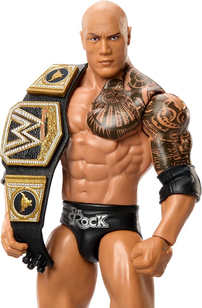 Amazon.com: WWE The Rock Main Event Champions 5 Toy Wrestling