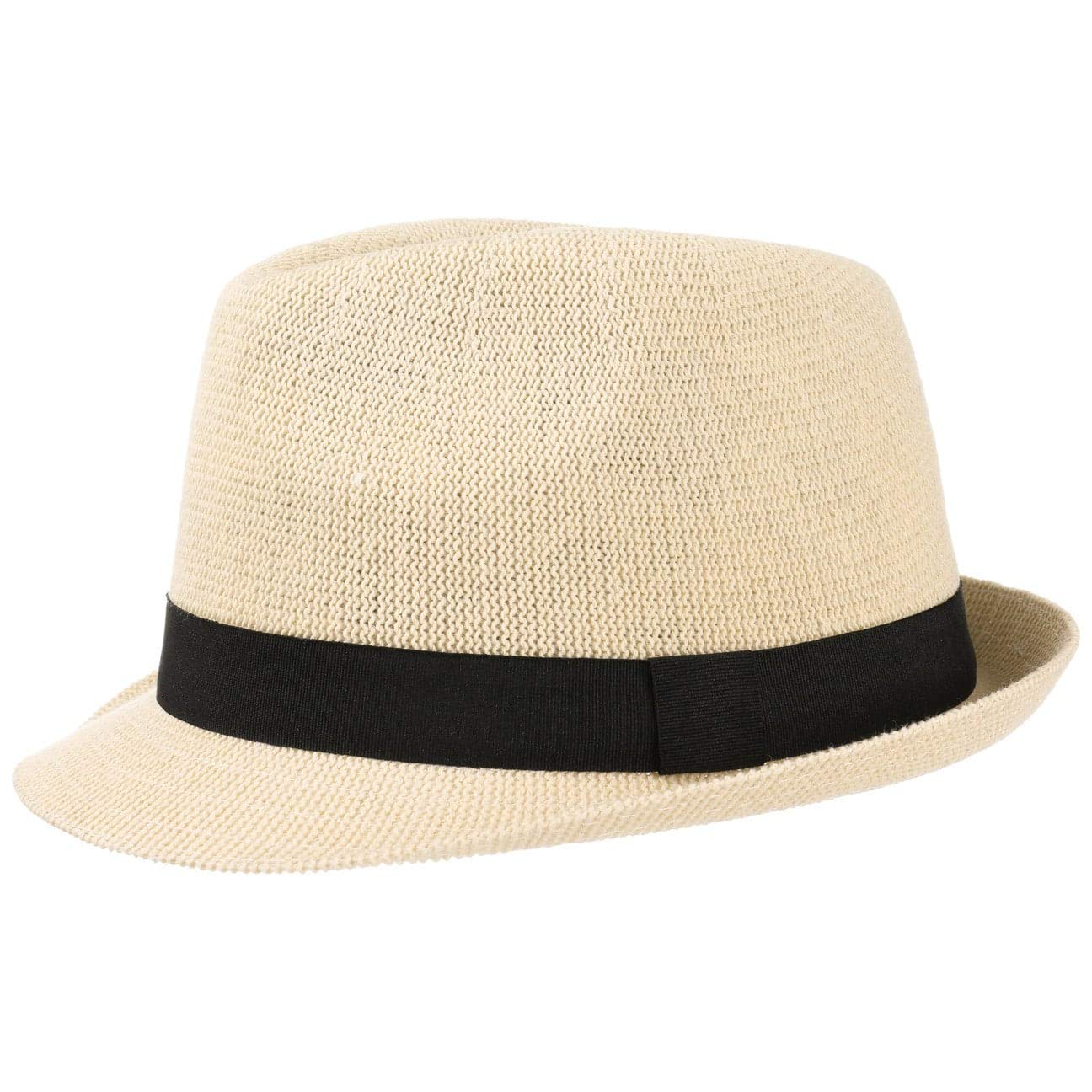 CHILLOUTS Bardolino Cotton Trilby Hat Sun (L (58-59 cm) - Cream White)