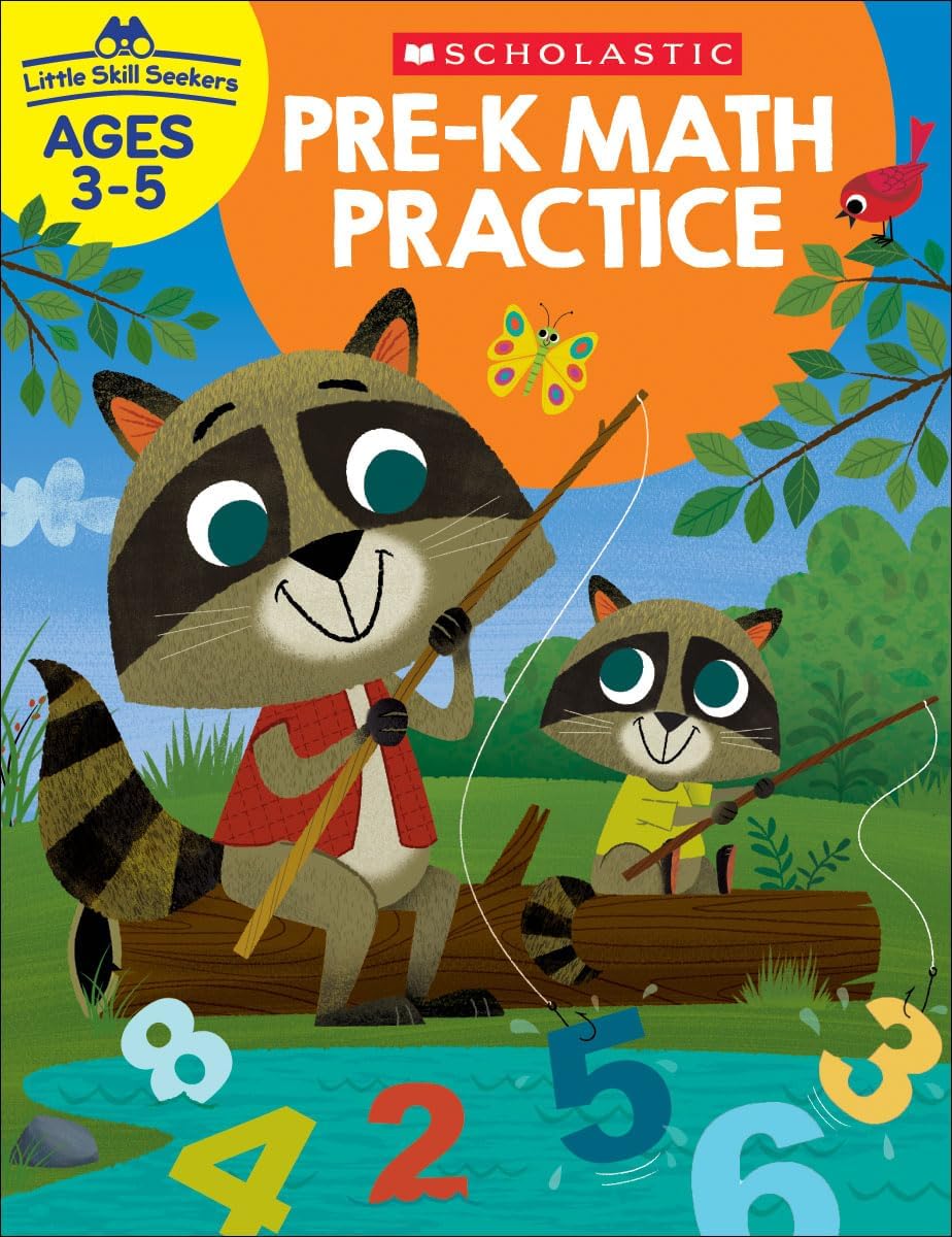 Scholastic Pre-K Math Practice (Little Skill Seekers) Paperback – Big Book, 11 March 2019