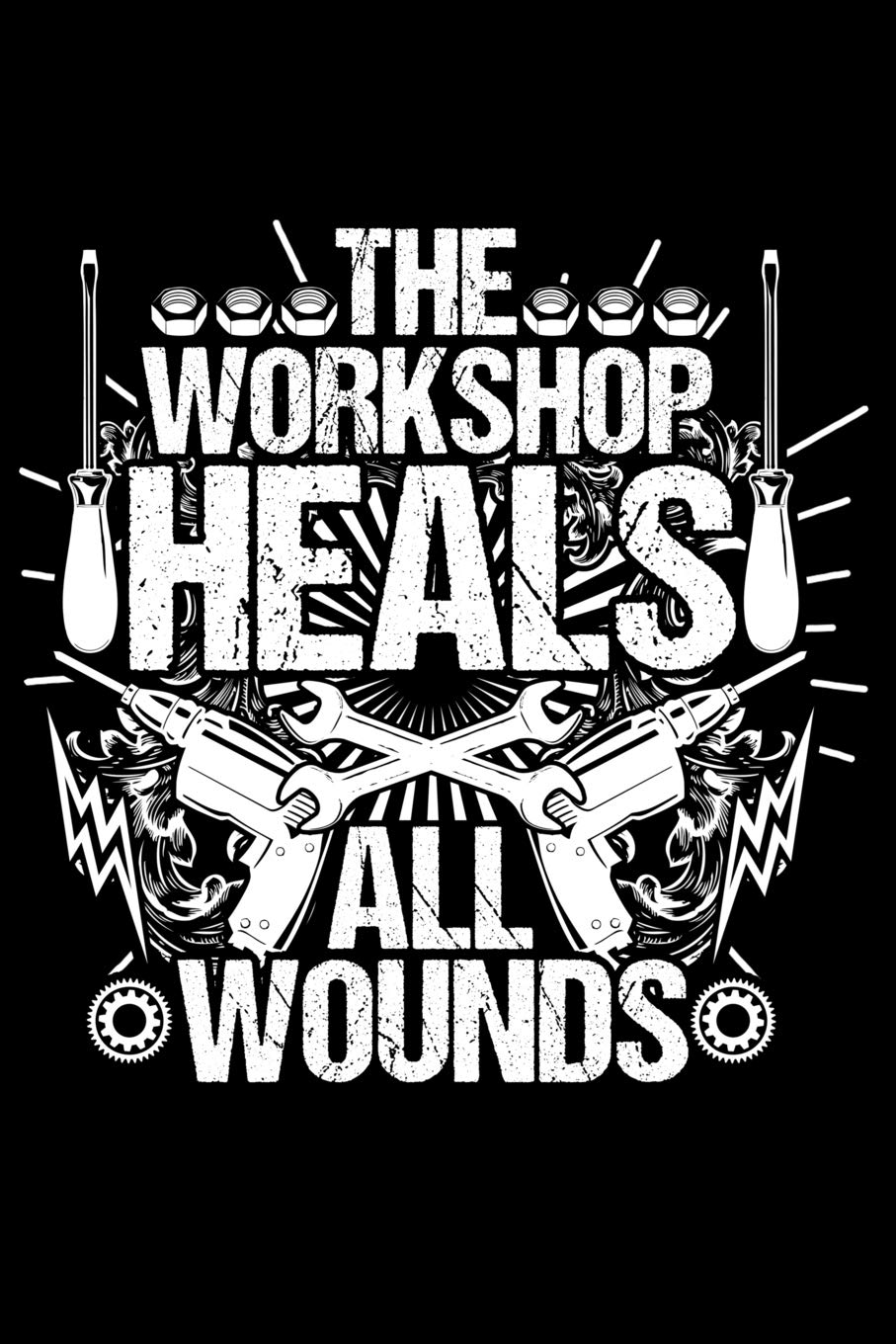 The workshop heals: Notebook for Mechanic Diesel Aircraft Car Motorcycle Bicycle Mechanic 6x9 in dotted