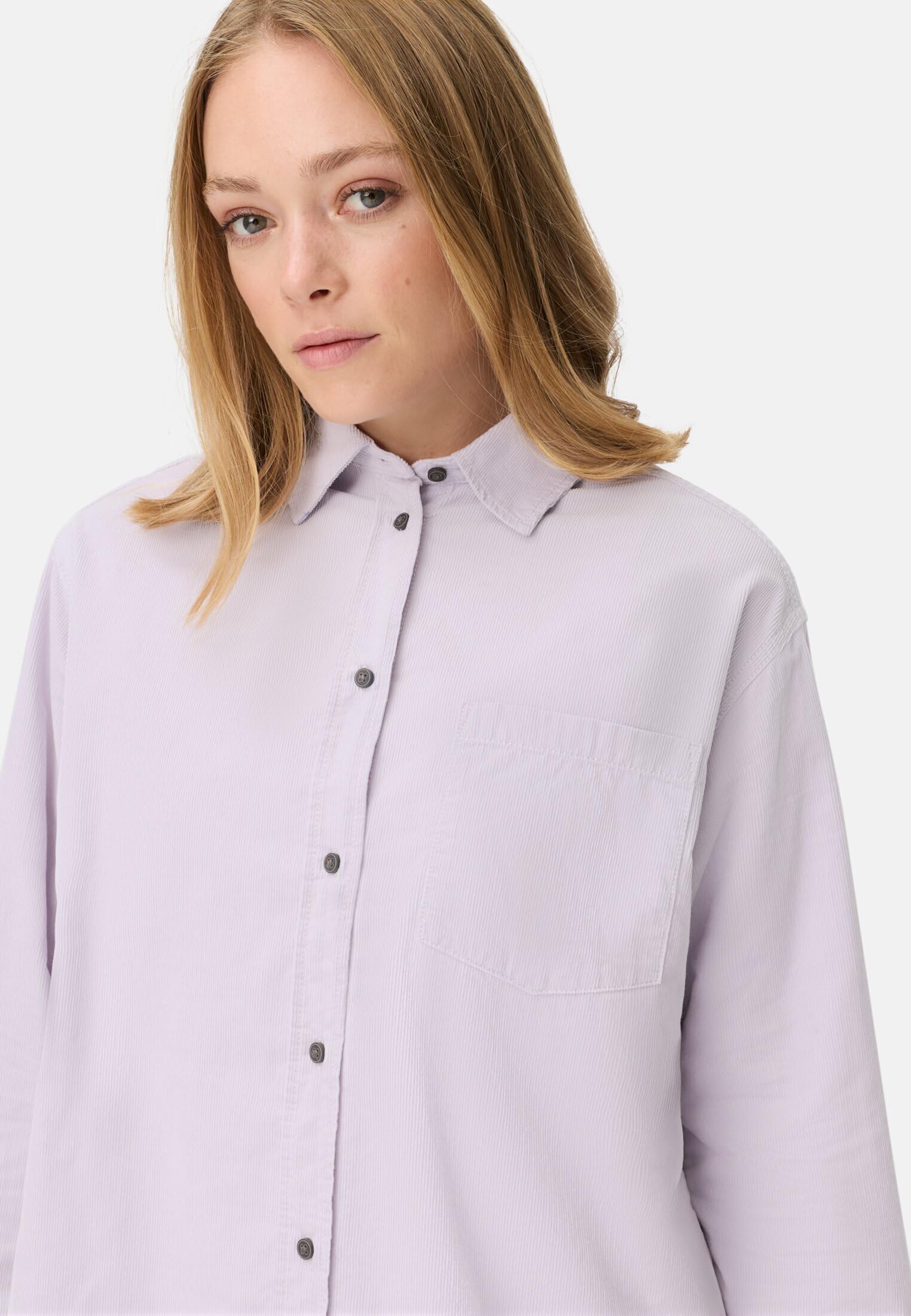 camel active Damen Bluse mit Brusttasche