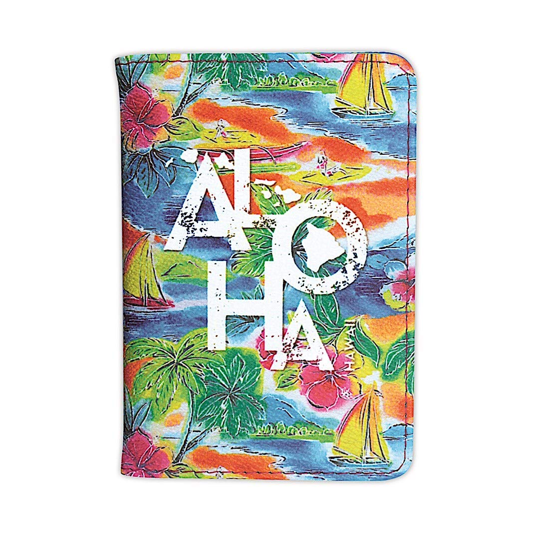 Island HeritageHawaiian Style Passport Holder Tropical Aloha