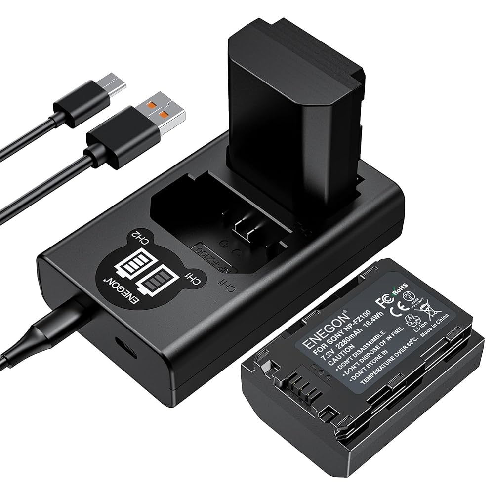 Amazon.com: ENEGON NP-FZ100 Battery Replacement and A7iii