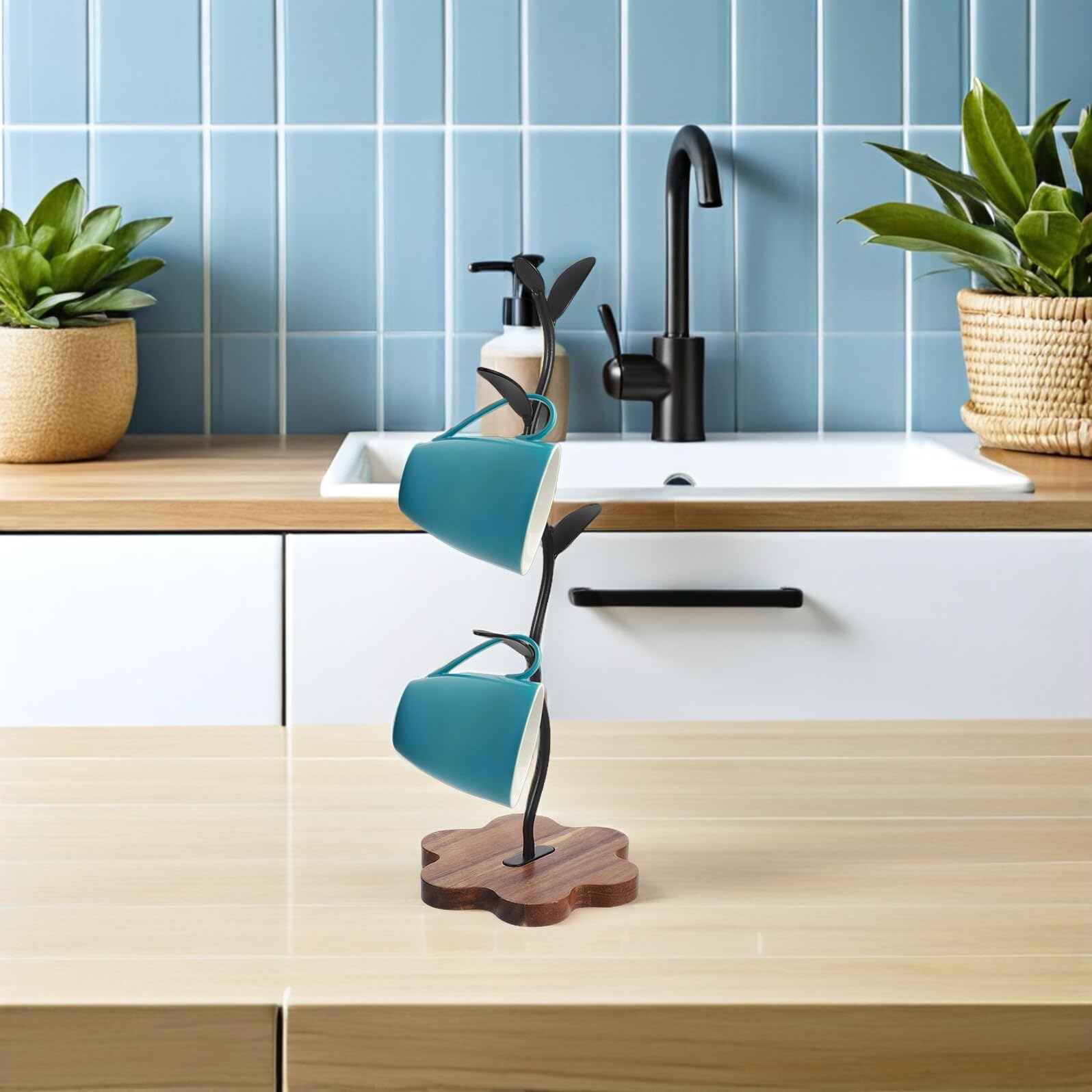 SHINEOFI Kaffeetassenständer für Arbeitsplatte, Organizer